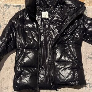 S13 kids Black Puffer Jacket
